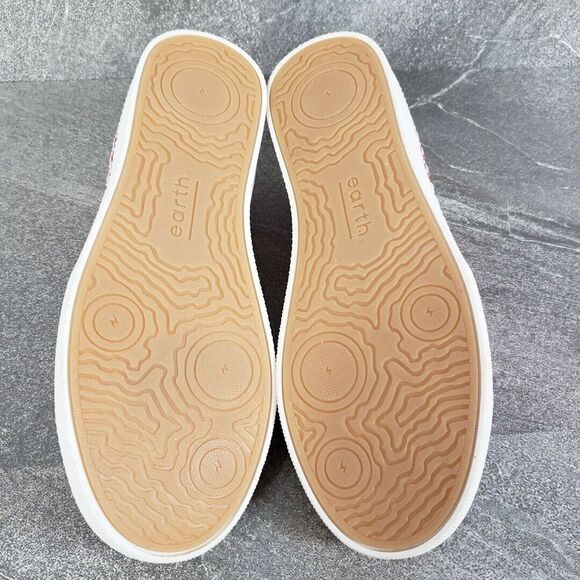 Earth Origins Shoes Womens 7 W Red Suede Slip-Ons Zandel Casual Comfort - Picture 7 of 12